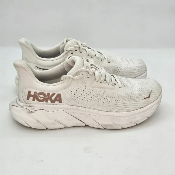 Hoka Arahi 7 Women's Running Shoes, White, US 6B – Preowned - Picture 5 of 13
